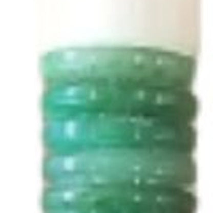 2" X 12" Green Marble Hanging Dimensional Sculpture