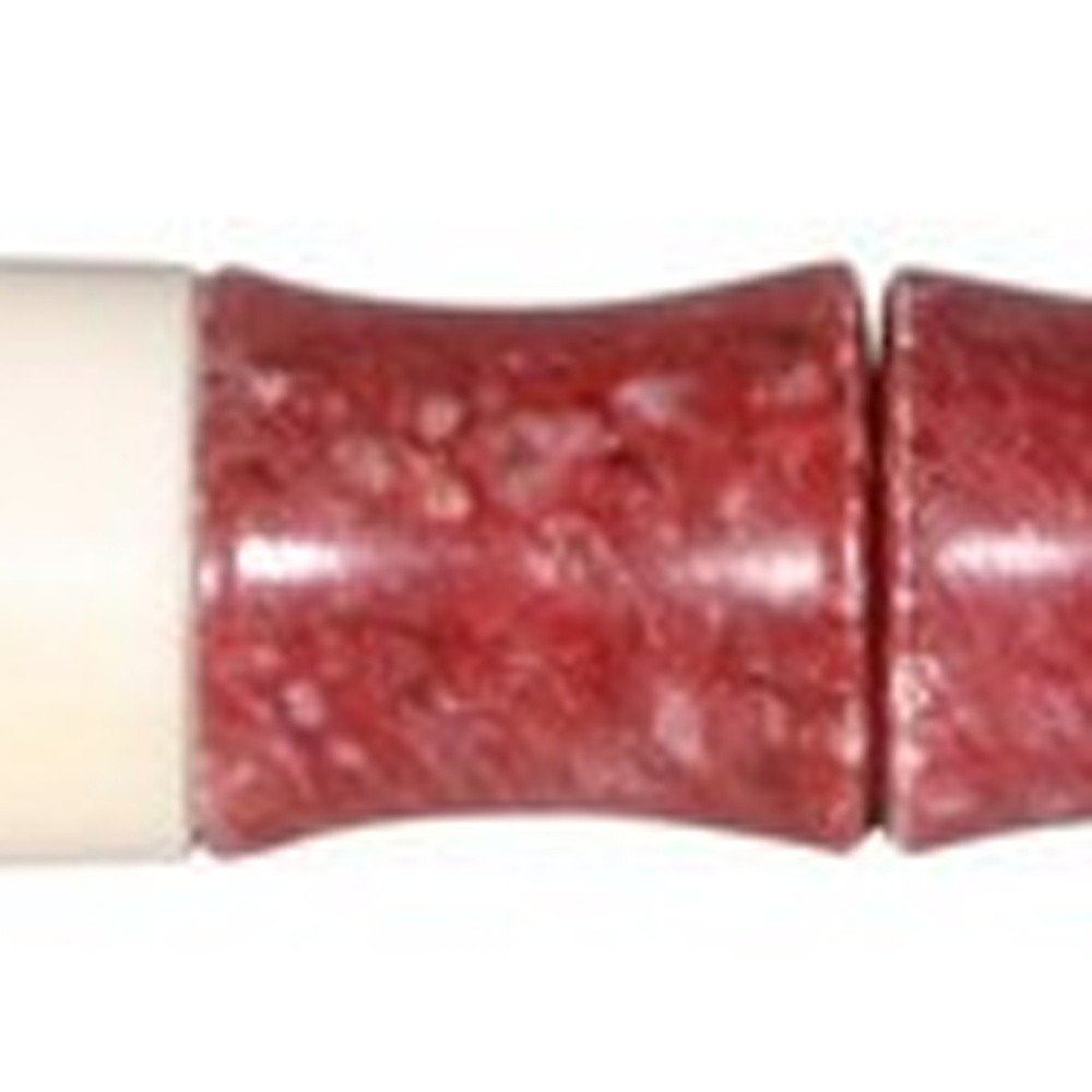 1" X 12" Red And Ivory Crystal Hanging Dimensional Sculpture — view 4