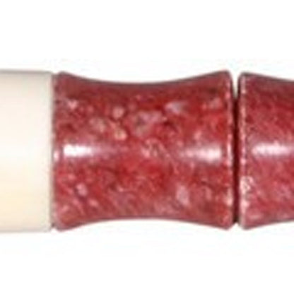 1" X 12" Red And Ivory Crystal Hanging Dimensional Sculpture