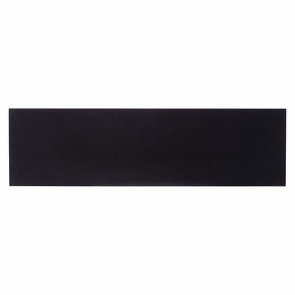 50" Black Solid Wood Two Drawer Sideboard HomeRoots