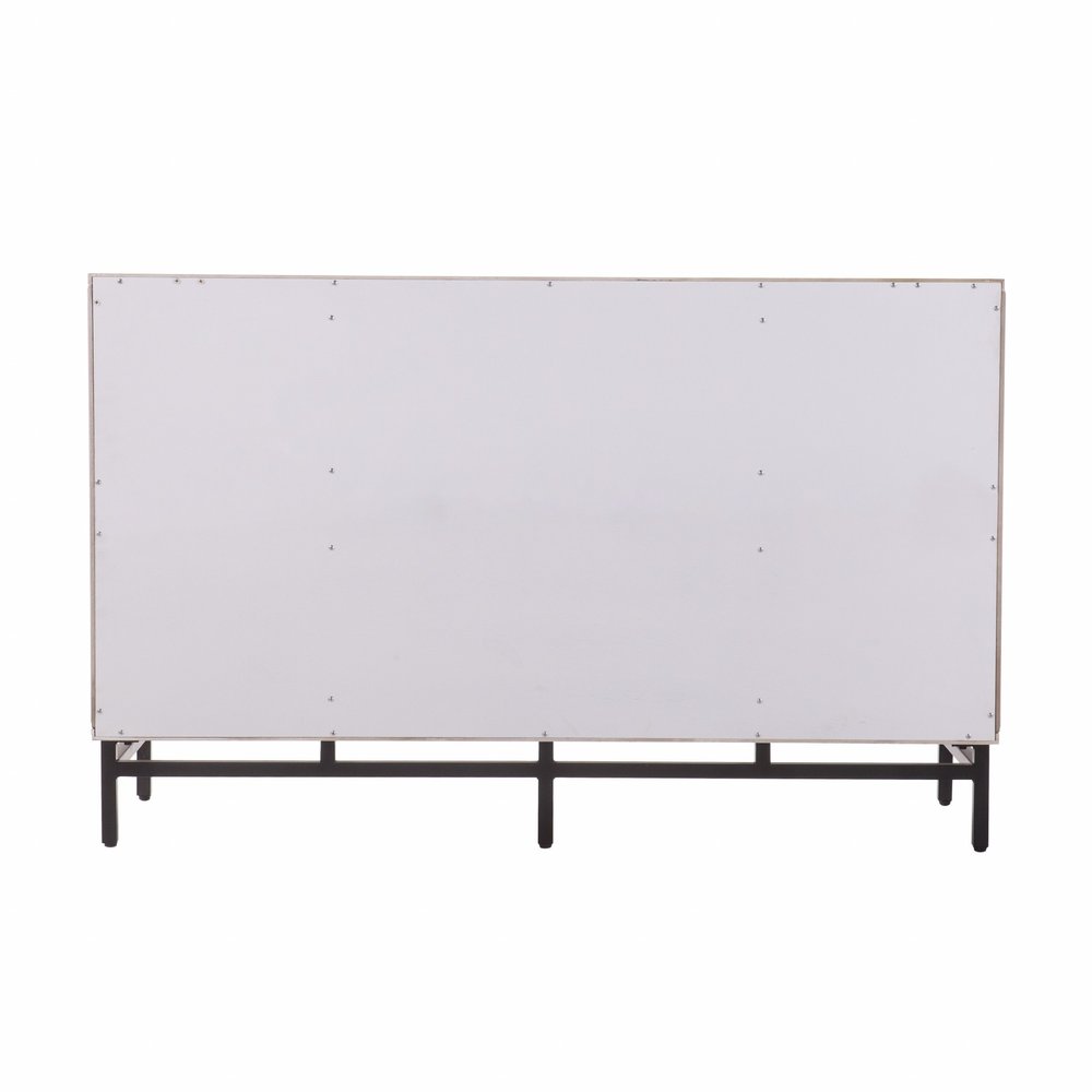 Champagne Deco Buffet Storage Cabinet HomeRoots
