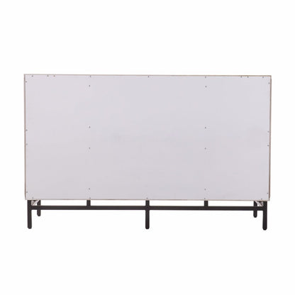 Champagne Deco Buffet Storage Cabinet HomeRoots