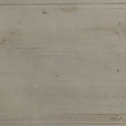 40" White Carved Geometric Sideboard with Two Doors HomeRoots