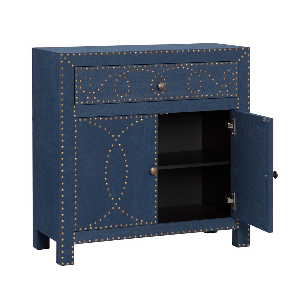 28" Blue Wood Server — view 3