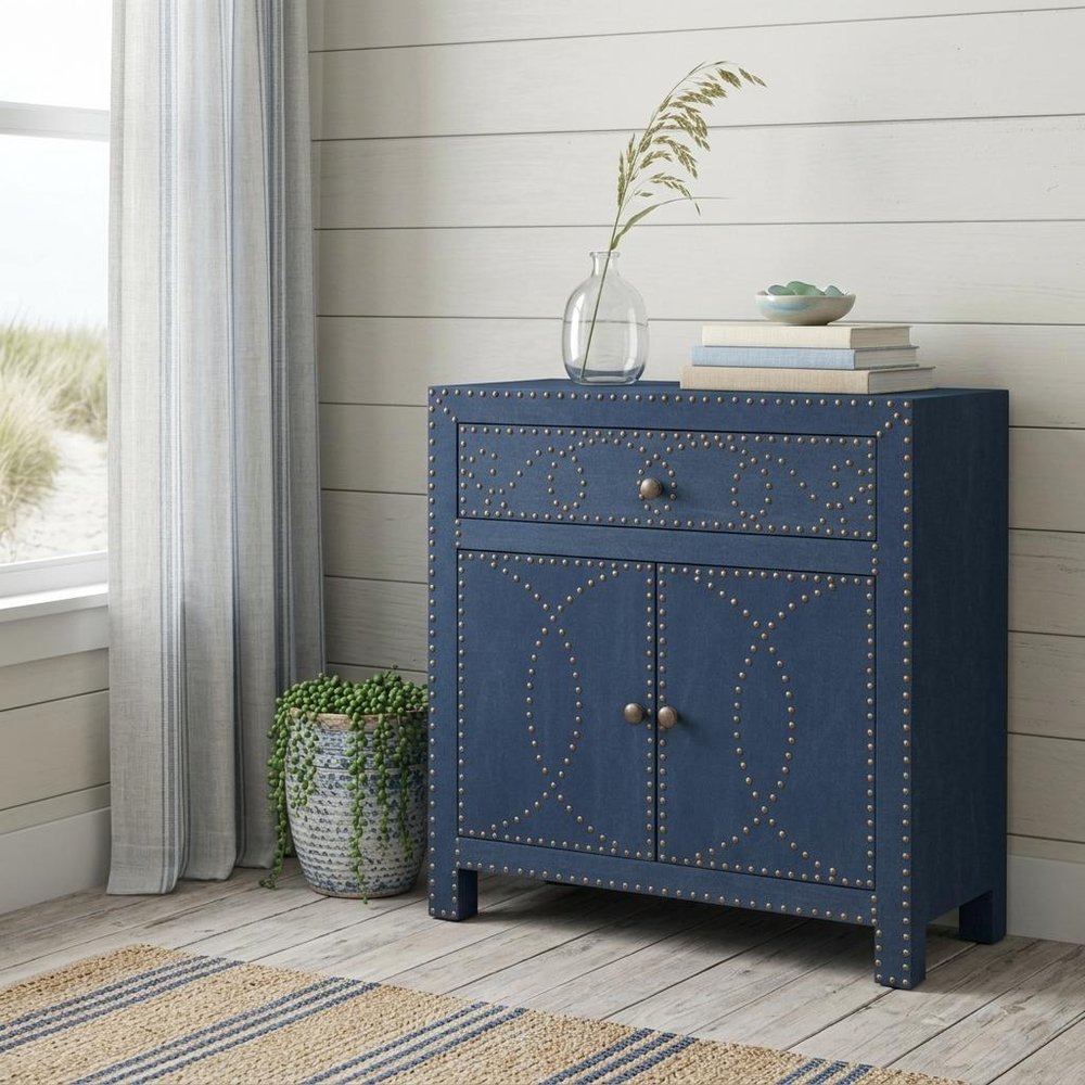 28" Blue Wood Server — view 5
