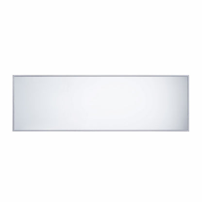 50" Silver Wood and Glass Three Drawer Credenza with Two Doors HomeRoots