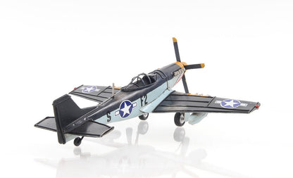 6" Grey Mustang Metal Hand Painted Decorative Airplane HomeRoots