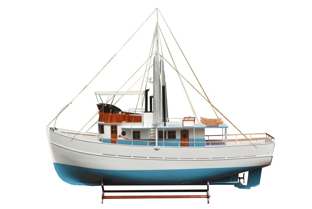 Dickie Walker XXXL Trawler Yacht Model HomeRoots