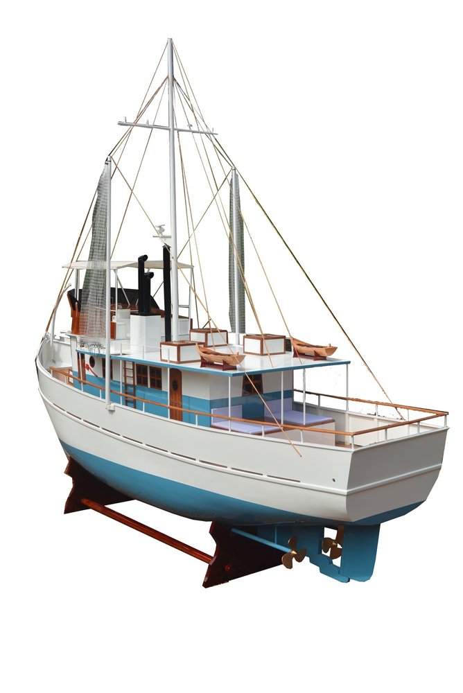 Dickie Walker XXXL Trawler Yacht Model HomeRoots