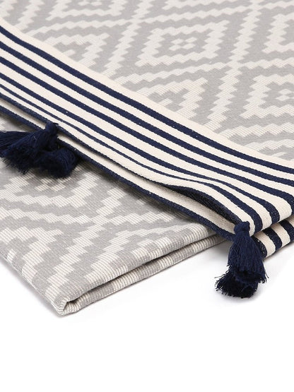 Gray Tribal Design Turkish Towel Beach Blanket HomeRoots