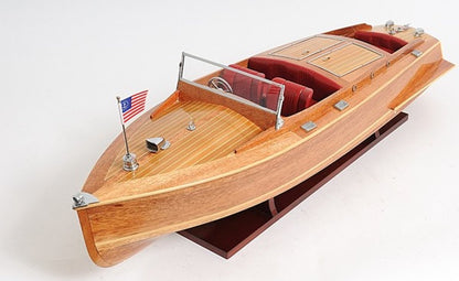 15" Natural Manufactured Wood Boat Sculpture HomeRoots