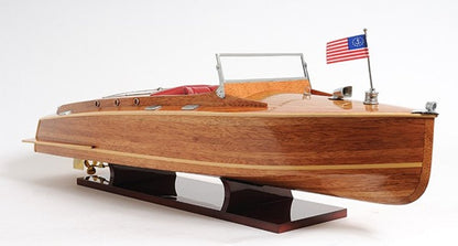 15" Natural Manufactured Wood Boat Sculpture HomeRoots