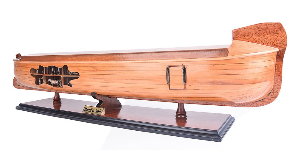 8" Wooden Manufactured Wood Hand Painted Decorative Boat HomeRoots