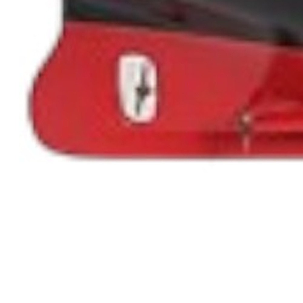 19" Black and Red Hand Painted Sculpture HomeRoots