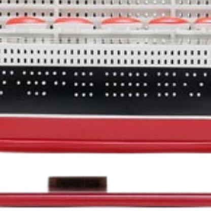 13" Black and Red RMS Queen Mary II Large Boat Hand Painted Decorative Boat HomeRoots