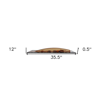 12" Black and Green Solid Wood Hand Painted c1898 Pen Duick Half-Hull Model Boat HomeRoots