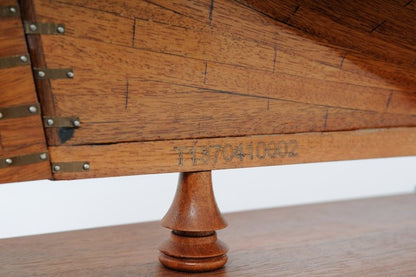 30" Wood Brown Solid Wood Hand Painted HMS Bounty 1787 Model Boat HomeRoots
