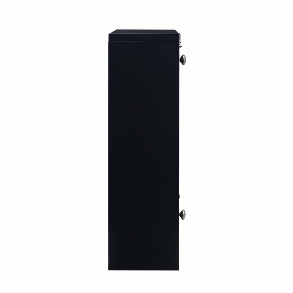 26" Black Wood Wall Mounted Folding Floating Desk HomeRoots