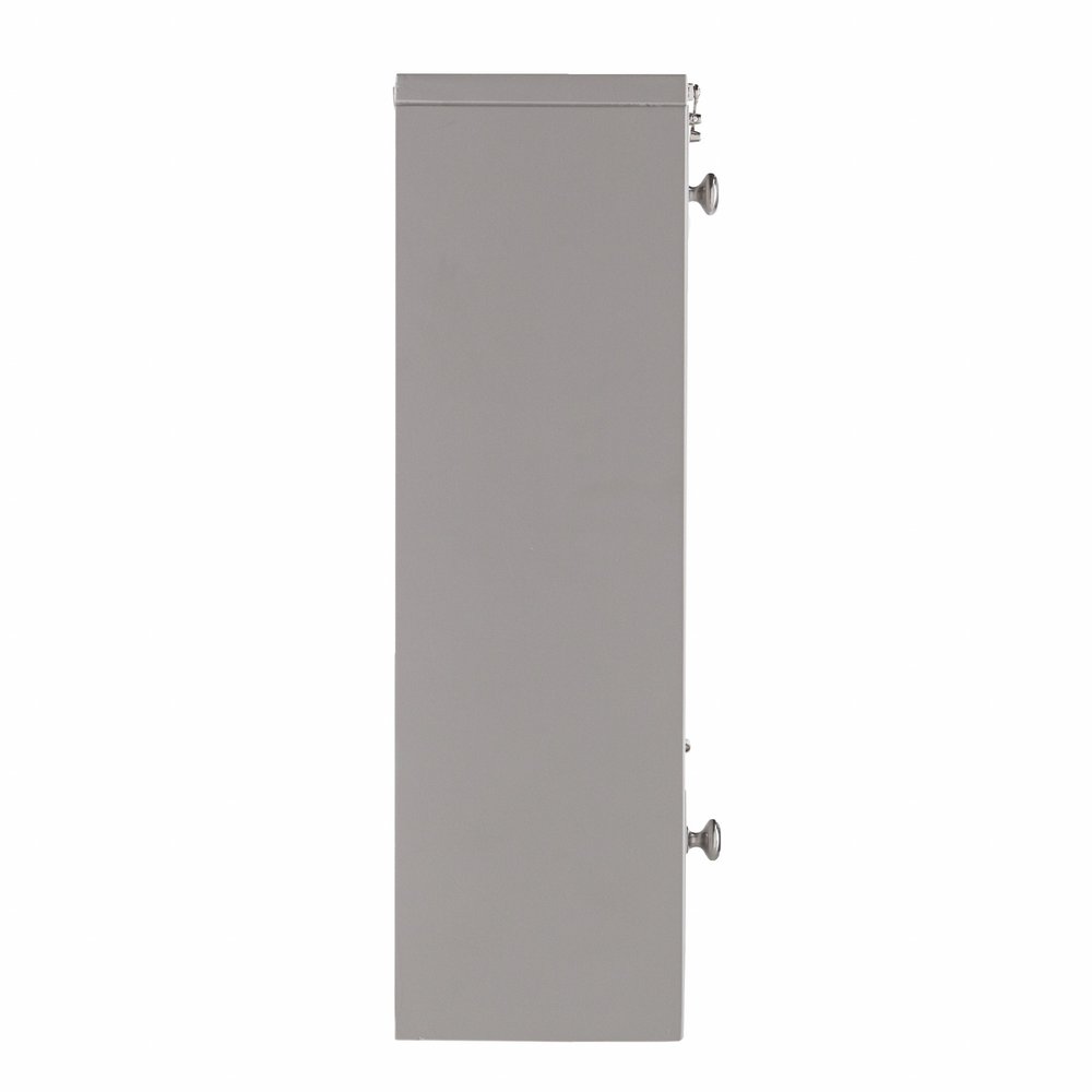 26" Gray Wall Mounted Floating Desk HomeRoots