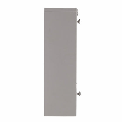 26" Gray Wall Mounted Floating Desk HomeRoots