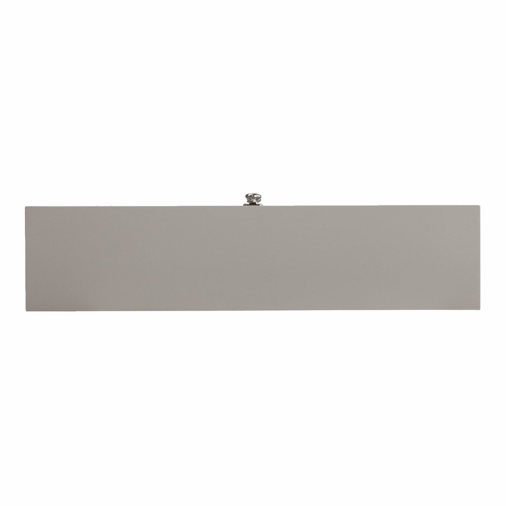 26" Gray Wall Mounted Floating Desk HomeRoots