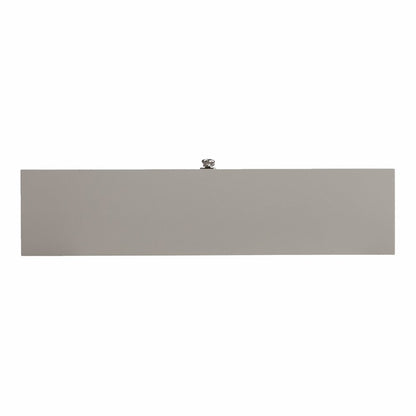 26" Gray Wall Mounted Floating Desk HomeRoots
