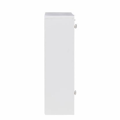 26" White Wall Mounted Floating Desk HomeRoots