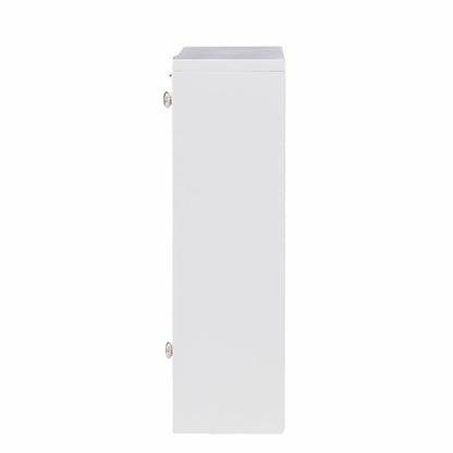 26" White Wall Mounted Floating Desk HomeRoots