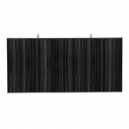 42" Silver Writing Desk With Two Drawers HomeRoots