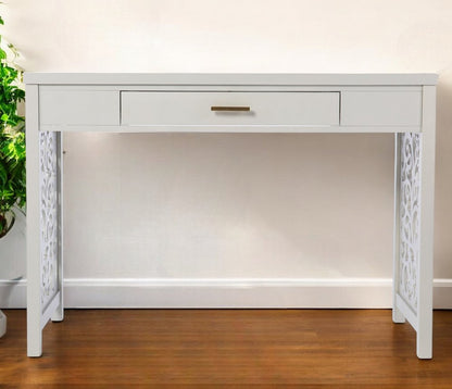 43" Gray Writing Desk HomeRoots
