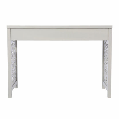 43" Gray Writing Desk HomeRoots