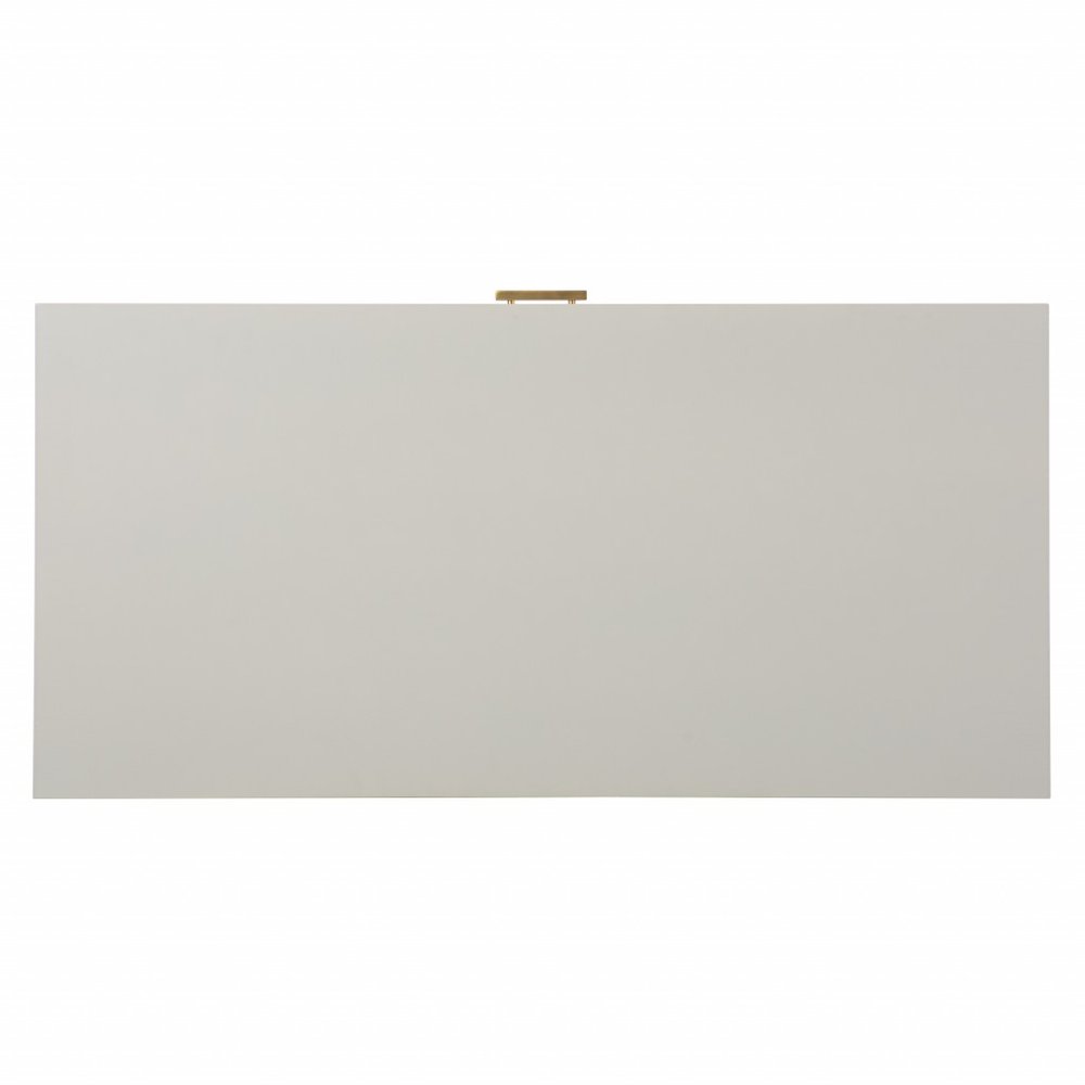 43" Gray Writing Desk HomeRoots