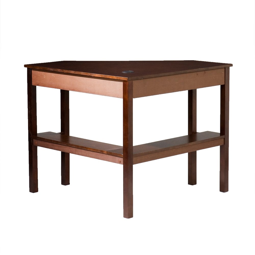 Espresso Corner Computer Desk — view 6