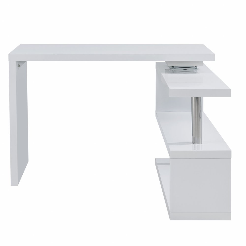 45" White Wood Corner Pedestal HomeRoots