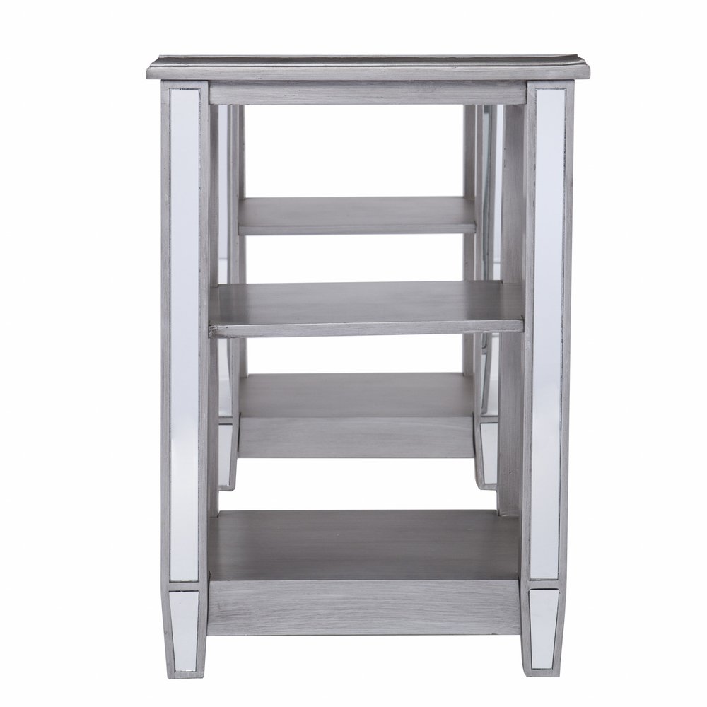 50" Silver Wood Mirrored HomeRoots