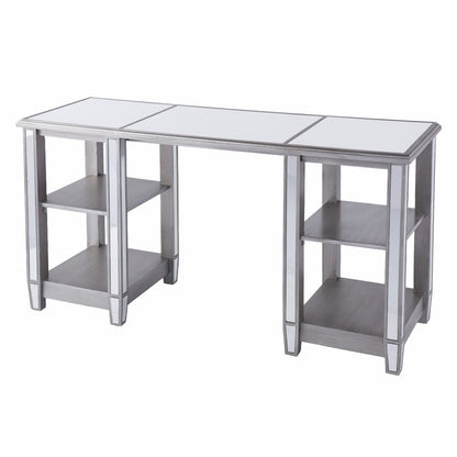 50" Silver Wood Mirrored HomeRoots