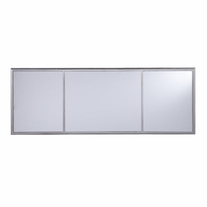 50" Silver Wood Mirrored HomeRoots