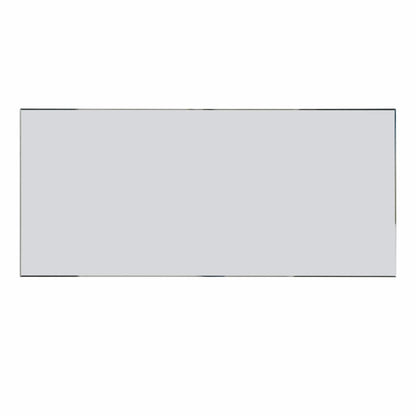 47" Silver Wood Mirrored With Two Drawers HomeRoots