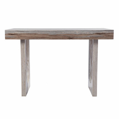 45" Brown Wood Sled Writing Desk HomeRoots