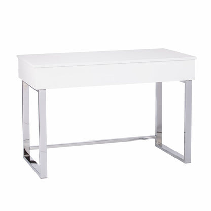 48" Adjustable White Standing Desk Converter HomeRoots