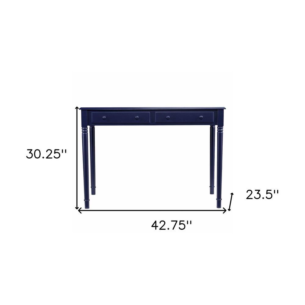 Navy Blue Writing Desk — view 8