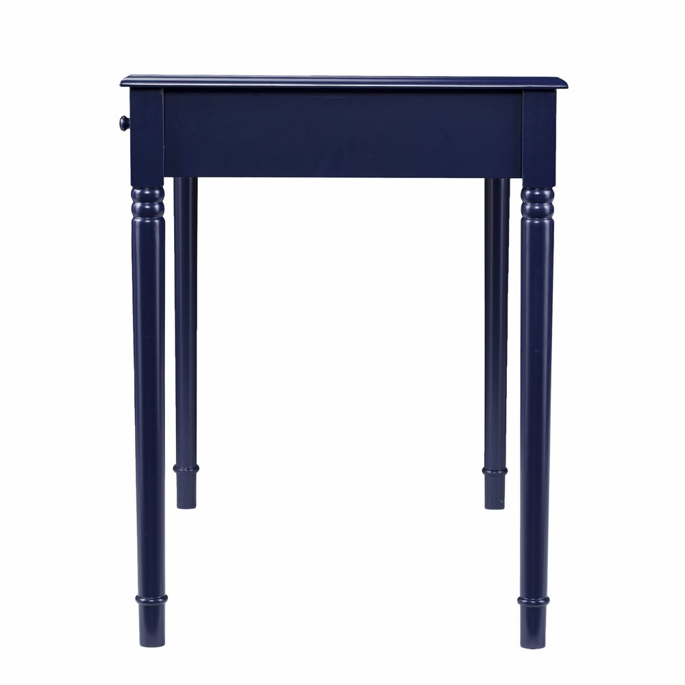 Navy Blue Writing Desk HomeRoots