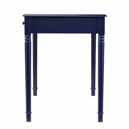 Navy Blue Writing Desk HomeRoots