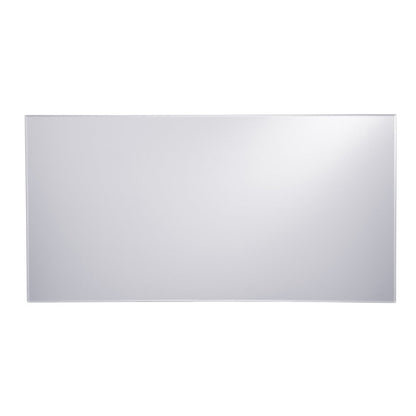 41" Silver Glass With Iron Mirrored Coffee Table HomeRoots