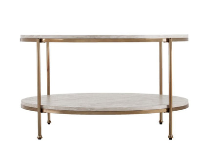 33" White Solid Manufactured Wood And Metal Square Coffee Table HomeRoots
