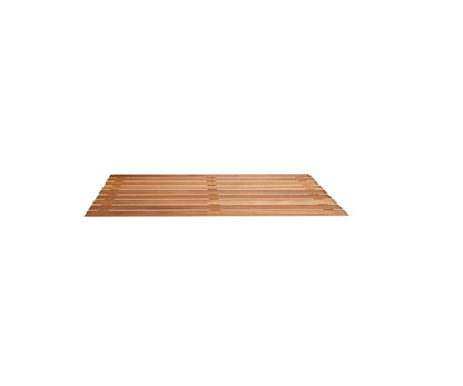 20" Premium Teak Shower Bath Mat HomeRoots