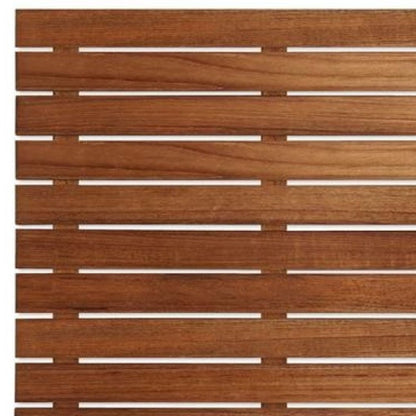 25" Premium Teak Shower Bath Mat HomeRoots