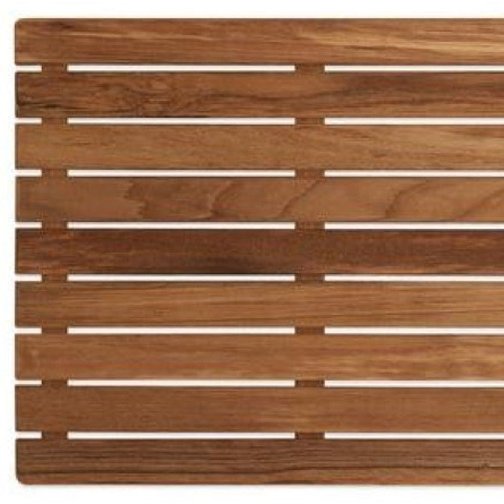 32" Premium Teak Shower Bath Mat