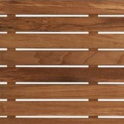 32" Premium Teak Shower Bath Mat HomeRoots