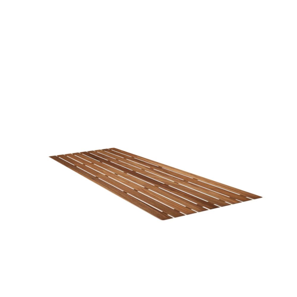 32" Premium Teak Shower Bath Mat HomeRoots